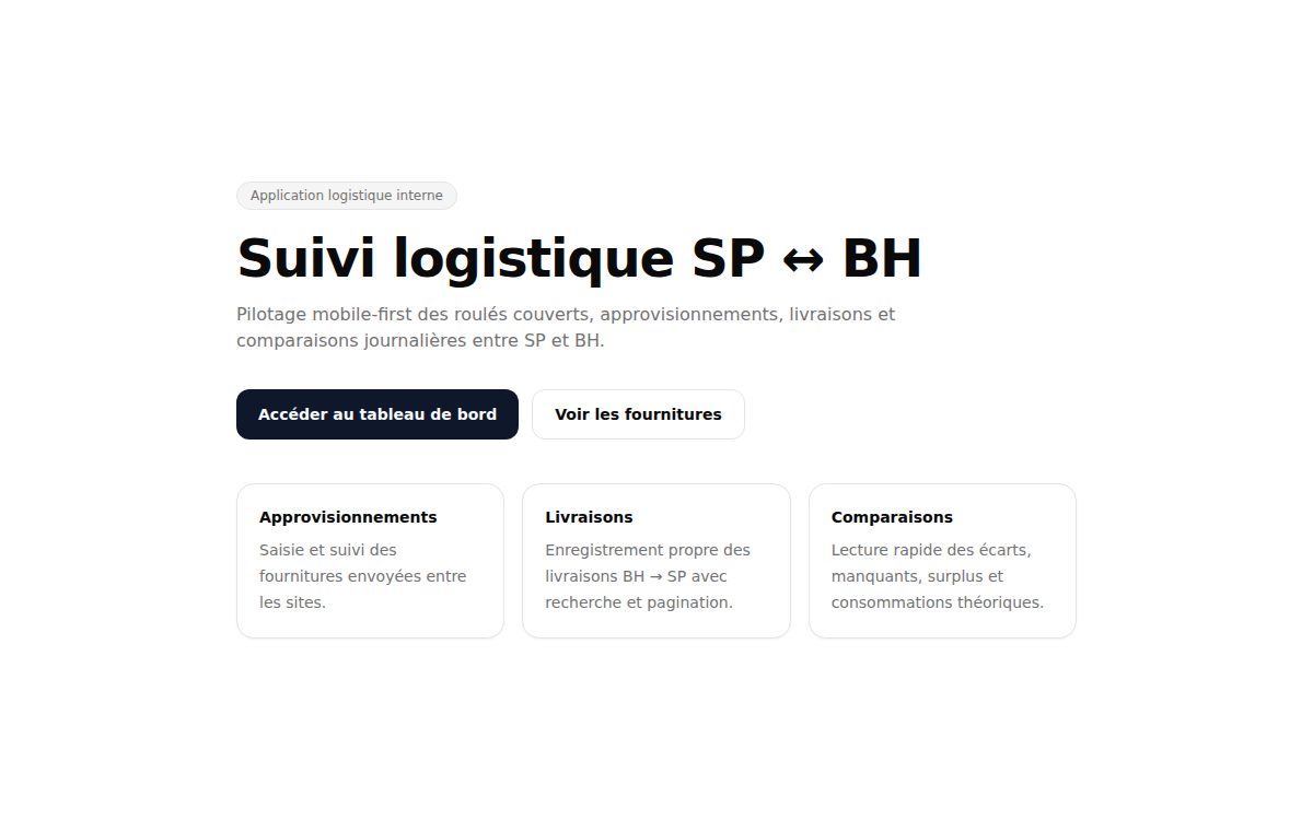 Suivi logistique SP-BH